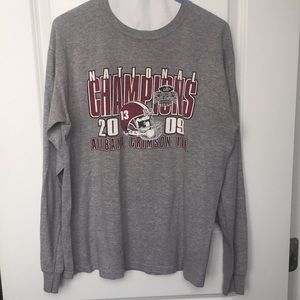 Alabama Long Sleeve Championship Tee size medium